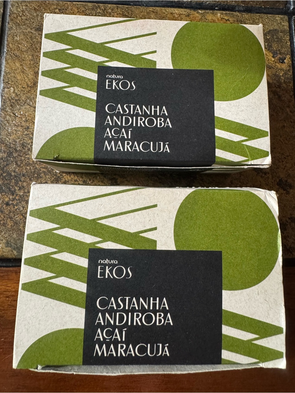 Natura Ekos (Set of 2) Castanha Vegan Soap Bars Set 4x100g 3.5 Oz Each